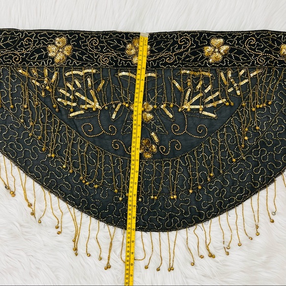 Vintage Beaded/Sequin Belly Dance Skirt - Picture 11 of 16